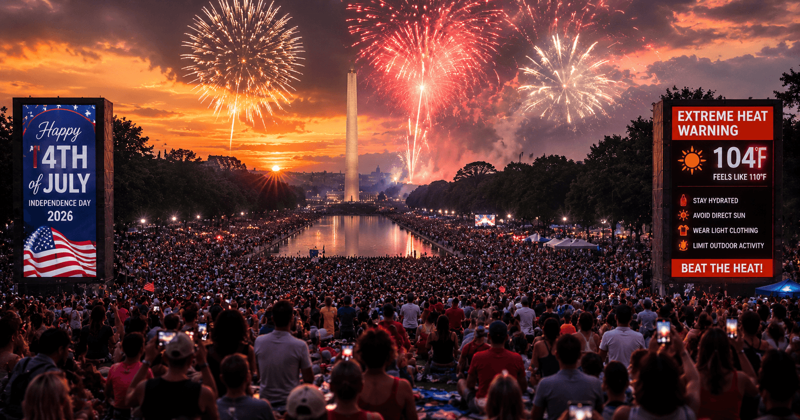 July 4 2026 Travel Warning: Heat Dome Wildfires Storms — Safety Guide for Holiday